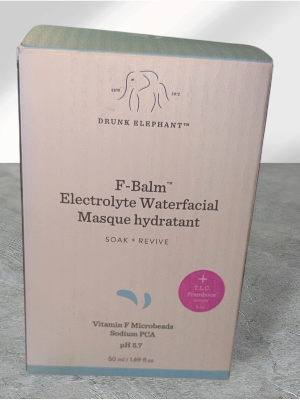 Drunk Elephant F-Balm Electrolyte Waterfacial Overnight Hydrating Mask | 80 ml